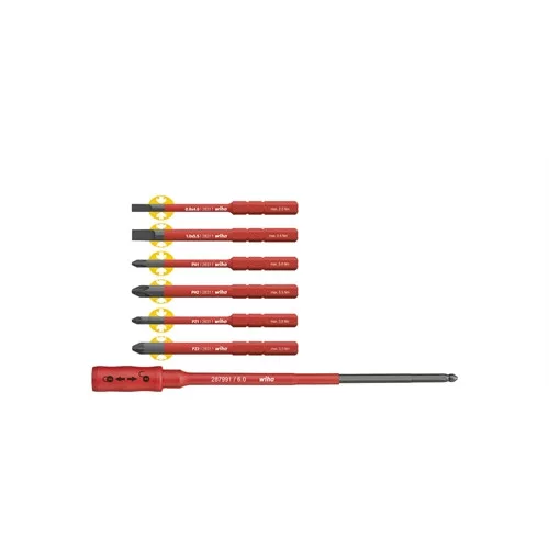 Wiha slimBit electric bitkészlet Vegyes, slimBit tartóval, 7 részes (36079) VDE