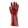 Mártott PVC kesztyű bordó sav/lúg/olajálló 36cm 10