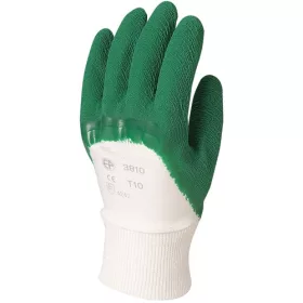   Mártott zöld krepp latex erős érdes szellőző kézhát 8