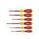 Wiha SoftFinish electric slimFix csavarhúzó készlet Lapos, Phillips, PlusMinus/Pozidriv 6 részes (38362) VDE