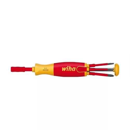 Wiha LiftUp electric csavarhúzó bittárral Phillips, PlusMinus/ Pozidriv, lapos 6 slimBittel (38611).