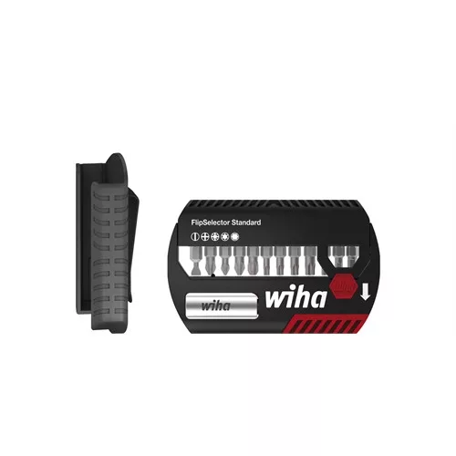 Wiha FlipSelector Standard 25 bitkészlet vegyes 13 részes, 1/4" C6,3 övcsipesszel (39083)