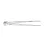 Wiha Classic Plus Rabitz erőfogó Markolat-burkolat nélkül 300mm, 12" (40713)