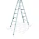 Zarges Varioflex B állólétra szárhosszabítóval 2x6 (Z600)