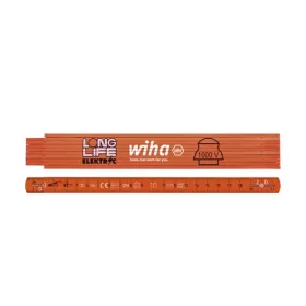   Wiha Longlife villanyszerelő szegmenses mérőléc 2m metrikus, 10 tagos 15mm (42068)