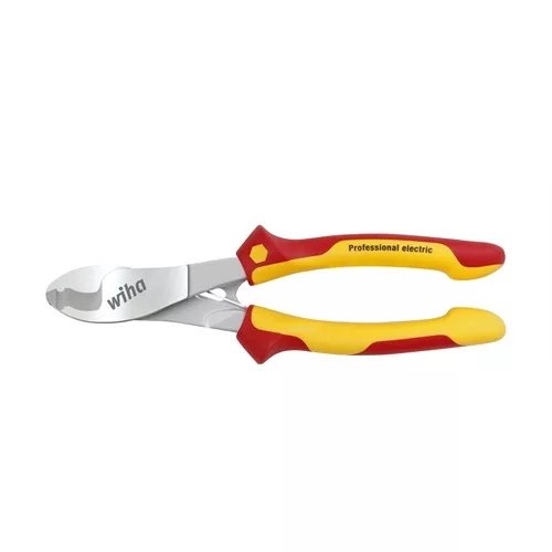 Wiha Professional electric kábelvágó be- és kikapcsolható nyitórugóval 180mm, 7" (43660)