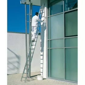 Zarges kétrészes D-fokos tolólétra 2x18 Z200