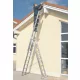Zarges Skymaster háromrészes D-fokos többcélú létra 3x12 (Z200)
