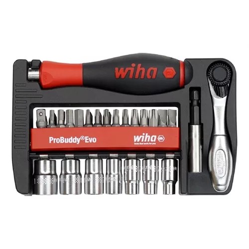 Wiha ProBuddy Evo bit- és dugókulcs készlet vegyes, 40 részes, 1/4" (46960)