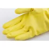 HTG sárga gumikesztyű 30cm/0.5mm pamutbolyhozott belső S