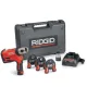 Ridgid RP-240 akkus présgép + V14-15-16-22mm pofák
