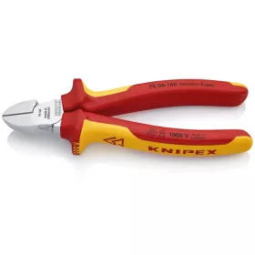 Knipex VDE oldalcsípő fogó 160mm