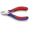 Knipex Oldalcsípőfogó krómozott 110 mm