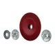 3M 64861 fibertárcsa felfogó 125mm bordázott, piros