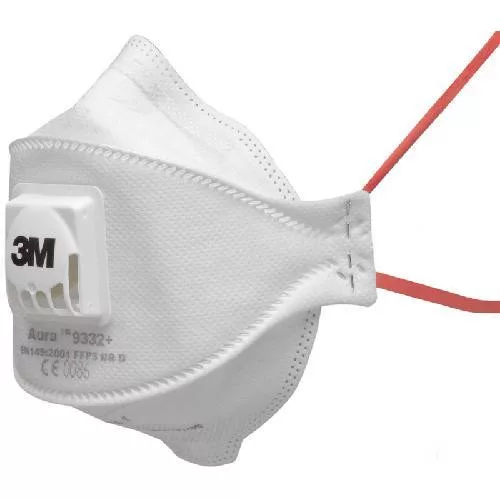 3M 9332+ aura FFP3 légzésvédő maszk szelepes