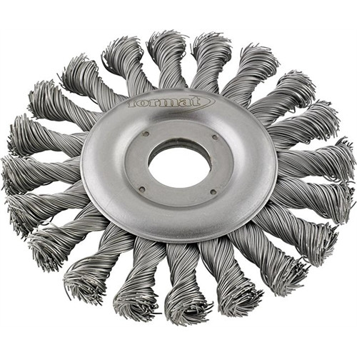 Format körkefe fonott acéldrót 0.5mm 115mm