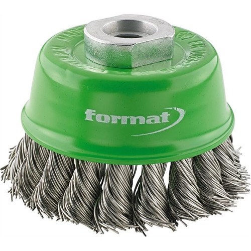 Format fazékkefe fonott rozsdamentes drót 0.35mm 65mm