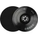 Klingspor tépőzáras gumitányér 125x8mm P HST 359 d: 8