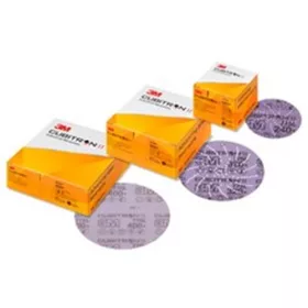   3M Cubitron II Hookit 775L tépőzáras filmhordozós csiszolótárcsa, teli, 150mm, 80+