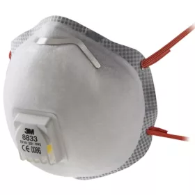 3M 8833b FFP3 részecskeszűrő pormaszk