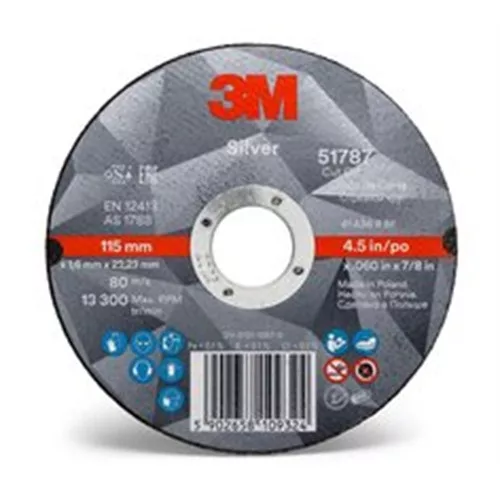 3M 51805 Silver vágókorong, T42 süllyesztett, 230mm x 2.5mm x 22.23mm