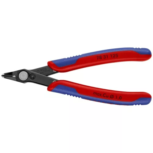 Knipex Elektronikai oldalcsípő fogó Super Knips® barnított 125mm