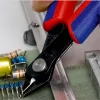 Knipex  Elektronikai oldalcsípőfogó Super Knips® barnított 125mm