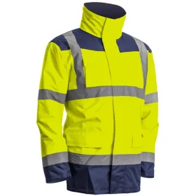 KANATA 4/1 HI-VIZ sárga/kék PE kabát XXXL (60/62)