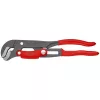 Knipex csőfogó S pofával 45° 1" gyorsállítás, szürke porfestés, mártott nyél