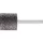 Pferd csapos köszörűkő, Edelkorund ADW, L keménység, hengeres, ZY 2525 6mm, P30