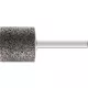Pferd csapos köszörűkő, Edelkorund ADW, L keménység, hengeres, ZY 2525 6mm, P30