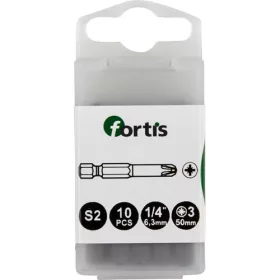   Fortis Bit szívós-kemény 1/4" DIN3126 E6.3 PZ3x50mm (10 darabos csomag)