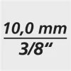 Fortis Bővítő átalakító 3/8" belső négyszögről 1/2” külső négyszögre
