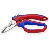 Knipex hajlított kábelolló többkomponensű markolattal 160 mm (bliszter)