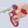 Knipex hajlított kábelolló többkomponensű markolattal 160mm (bliszter)