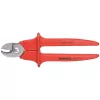 Knipex Kábelolló Fröccsöntött műanyag markolat VDE 230mm