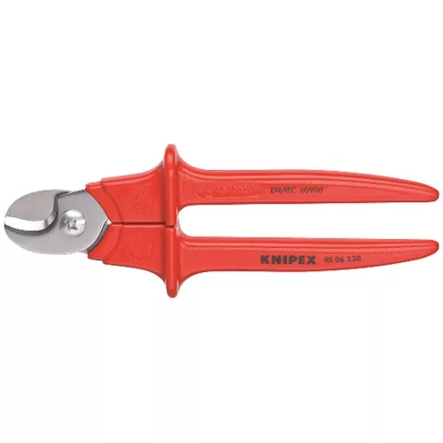 Knipex Kábelolló Fröccsöntött műanyag markolat VDE 230mm
