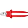 Knipex Kábelolló Fröccsöntött műanyag markolat VDE 230mm
