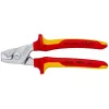 Knipex VDE kábelolló többkomponensű markolattal 160mm 15/50 mm2