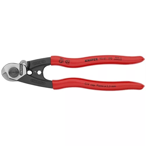 Knipex drótkötélvágó 200mm (vágh. átm.: 6mm)