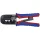 Knipex krimpelő fogó Western-dugóhoz barnított 190mm (bliszter)