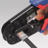 Knipex krimpelő fogó Western-dugóhoz barnított 190mm (bliszter)