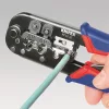 Knipex krimpelő fogó Western-dugóhoz barnított 190mm (bliszter)