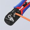 Knipex krimpelő fogó RJ45 Western dugókhoz többkomponensű markolattal 191 mm