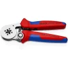 Knipex önbeállító krimpelő fogó érvéghüvelyekhez 180mm 0.08 - 10 + 16 mm2
