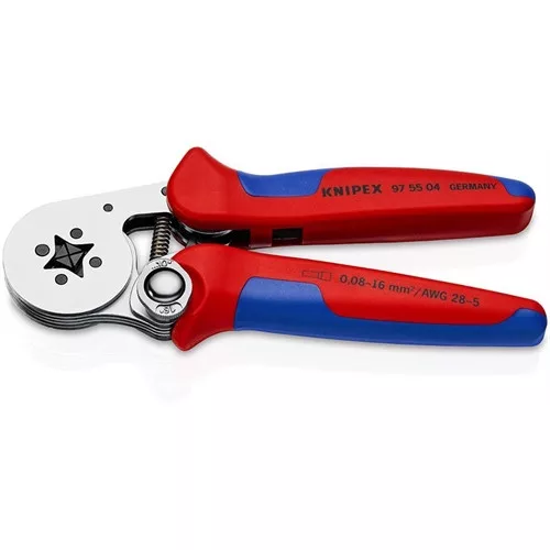 Knipex önbeállító krimpelő fogó érvéghüvelyekhez 180mm 0.08 - 10 + 16 mm2