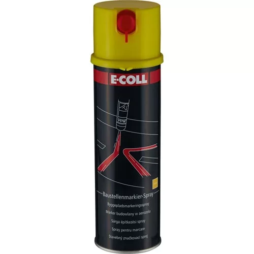 E-Coll BLACK Line jelölő spray sárga 500ml
