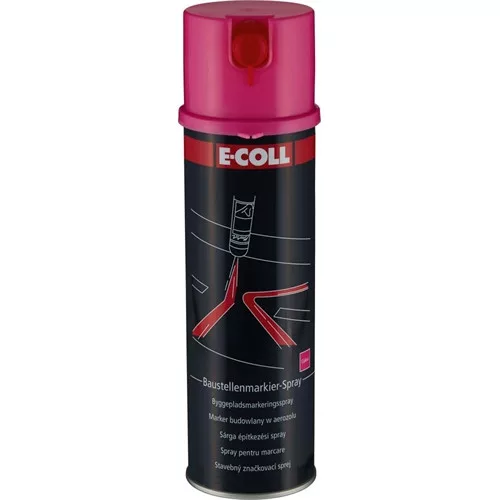 E-Coll BLACK Line jelölő spray rózsaszín 500ml