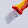 Knipex Kábelcsupaszító kés csúszósaruval VDE 180mm