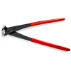 Knipex erőkímélő betonszerelő (rabitz) fogó feketére foszfátozott, mártott nyél 300mm